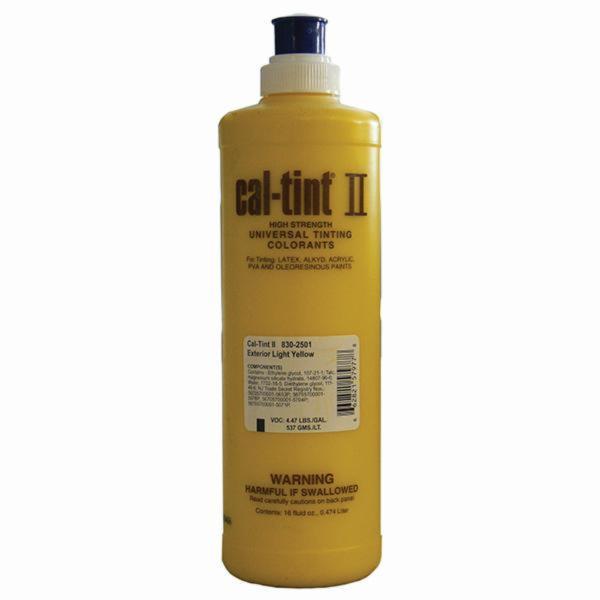 Cal-Tint Ii 16 Oz 830-2501 Light Yellow Cal-Tint II Universal Colorant 830-2501